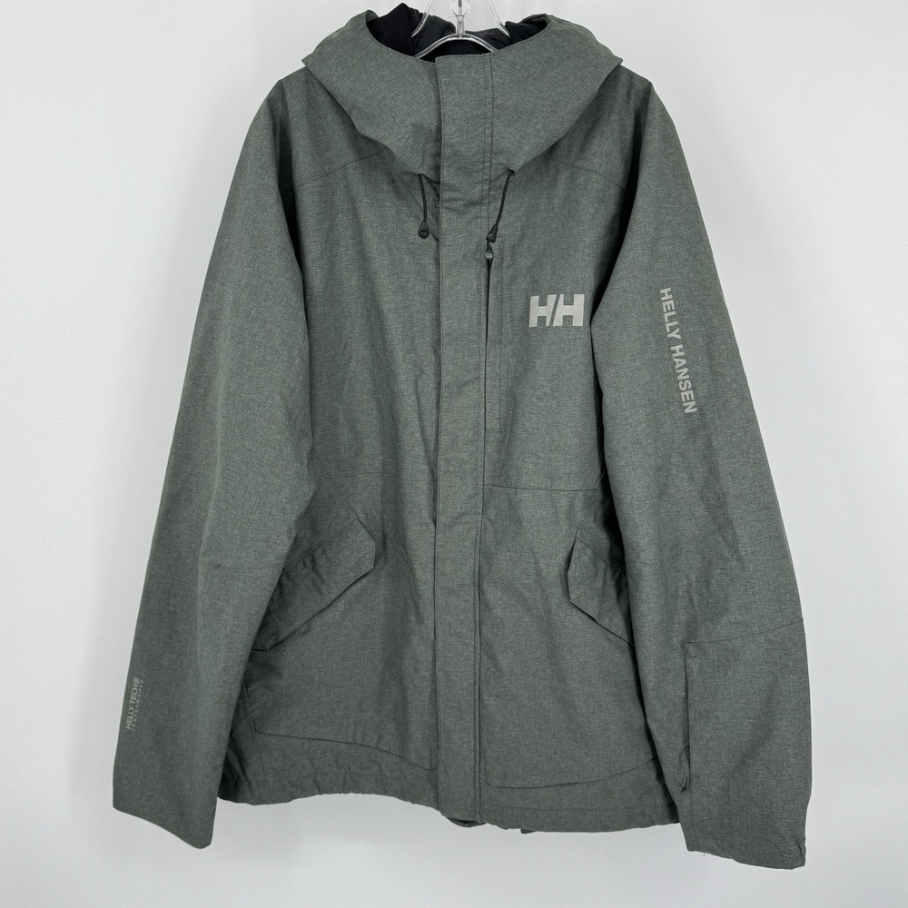 Helly Hansen Men's XXL Helly Tech Performance Hooded Primaloft Ski Rain Jacket